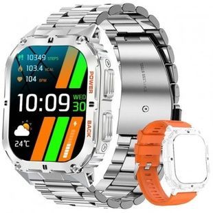 Смарт-часы Smart Respect X Silver, 2 ремешка