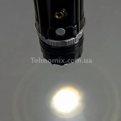 Ліхтар кемпінговий світлодіодний на сонячних батареях HB-9688 Чорний