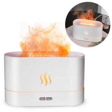Зволожувач повітря з ефектом полум'я Humidifier Flame Білий