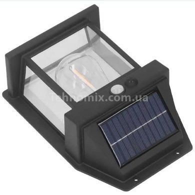 Світильник вуличний настінний з датчиком руху та сонячною панеллю Solar Wall Lamp K-888