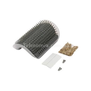 Интерактивная игрушка - чесалка для кошек Hagen Catit Self Groom Серая