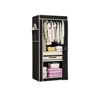 Шафа для одягу тканинна Storage Wardrobe AND XL-1616 Чорна