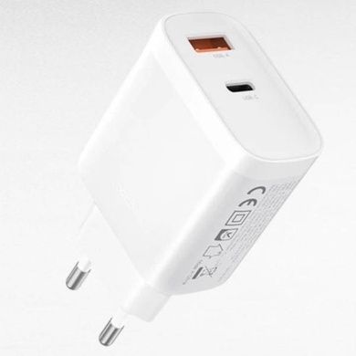 Мережевий зарядний пристрій блок живлення XO L116 PD30W/QC18W 1USB-C+1USB-A fast charging charger with Micro cable