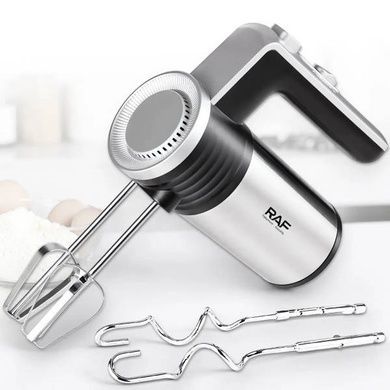 Миксер ручной 600Вт Egg beater RAF R.6666 Черный с серым
