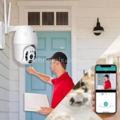 Камера видеонаблюдения 4mp + 12v 2a power app WI FI A6-V380 Белая
