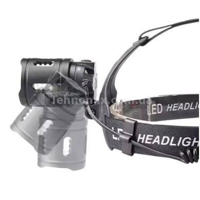 Фонарь налобный PLD-T115-2PM10-TG (white+green) Черный