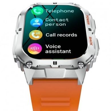 Смарт-годинник Smart Respect X Silver, 2 ремінці