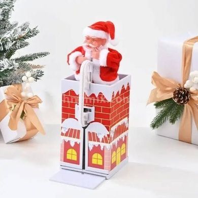 Интерактивная игрушка Санта-Клаус в дымоходе