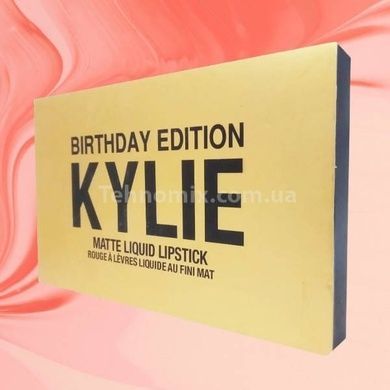 Набір рідких матових помад 6шт Kylie Birthday Edition