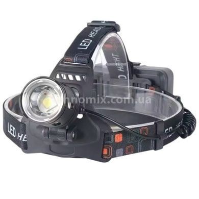 Фонарь налобный PLD-T115-2PM10-TG (white+green) Черный