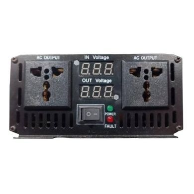 Перетворювач напруги з 12V&rarr;220V з чистим синусом 3500W та дисплеєм EY-3500W EYURAN LCD SMART Червоний