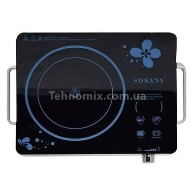Плита инфракрасная на одну конфорку 2200Вт SOKANY SK-3568 Черная