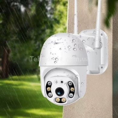 Камера видеонаблюдения 4mp + 12v 2a power app WI FI A6-V380 Белая