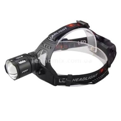 Фонарь налобный PLD-T115-2PM10-TG (white+green) Черный