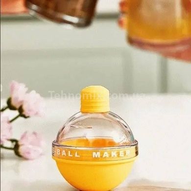 Форма для льоду сферична Ice Ball Жовта