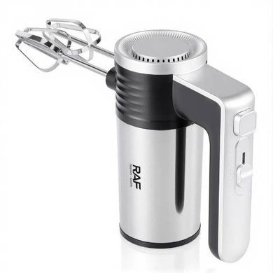 Миксер ручной 600Вт Egg beater RAF R.6666 Черный с серым