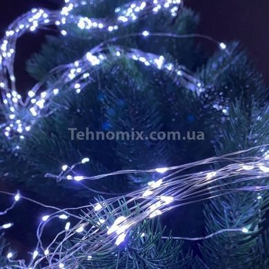 Гирлянда Конский хвост роса 200LED 2м Белый