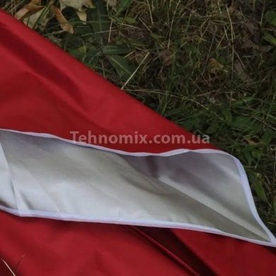 Зонт 2*2м квадратный с клапаном Красный