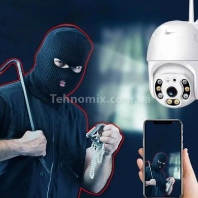 Камера видеонаблюдения 4mp + 12v 2a power app WI FI A6-V380 Белая
