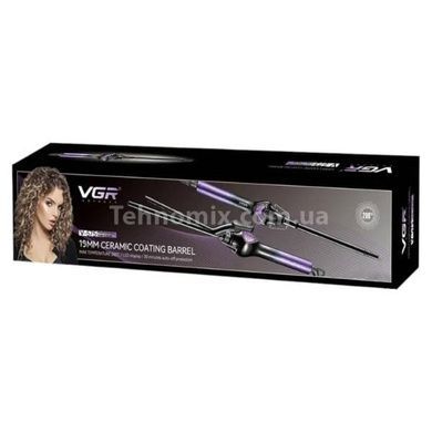 Плойка для завивки волос VGR V-575 PURPLE Черная с фиолетовым