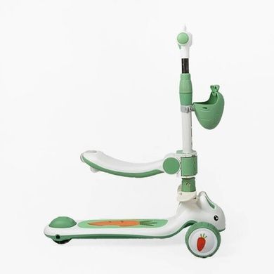 Самокат дитячий триколісний з сидінням, колеса PU 125х40мм Skyper T-2163/62