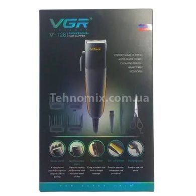 Машинка для стрижки +4 насадки VGR V-128 Чорна