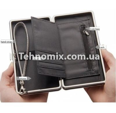 Женский кошелек для денег с ремешком Baellerry n1228 Черный