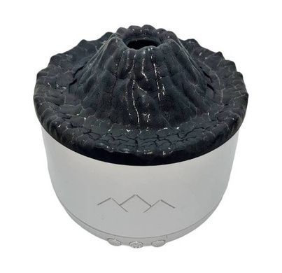 Зволожувач повітря Вулкан з ефектом вогню Volcano Білий