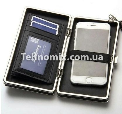 Женский кошелек для денег с ремешком Baellerry n1228 Черный