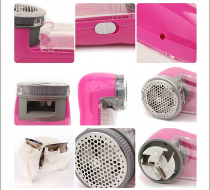 Машинка для зняття катишек Lint Remover GM-216 Рожева