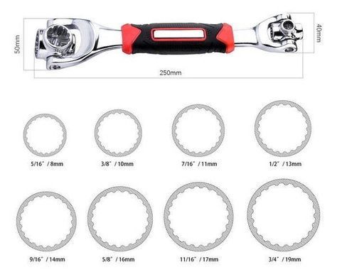 Універсальний гайковий ключ 48 в 1 Universal Wrench