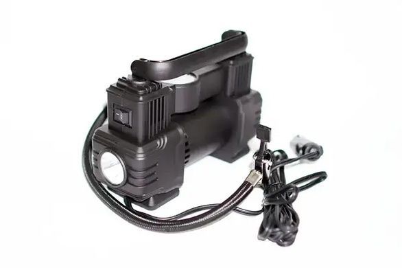 Компрессор портативный автомобильный Air pump AND XL-1025 от прикуривателя 12 В Черный