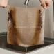 Рулон отрывных салфеток из микрофибры 25x25см 20шт Светло-коричневые