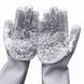 Силіконові рукавички для миття і чищення Magic Silicone Gloves з ворсом Сірі