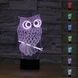 Настільний світильник New Idea 3D Desk Lamp Сова