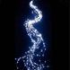 Гирлянда Конский хвост роса 200LED 2м Белый