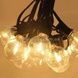 Гирлянда в ретро стиле уличная с солнечной панелью 9м/30 LED НА-91 Черная