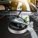 Ароматизатор автомобильный с солнечной панелью Вертолет Серебристый