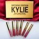 Набір рідких матових помад 6шт Kylie Birthday Edition