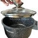 Набір посуду 12 предметів Bellmax Cookware Set BM-100 Чорний