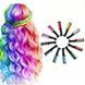 Набір крейд для волосся 12 кольорів Hair chalk