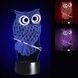 Настільний світильник New Idea 3D Desk Lamp Сова