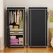 Шафа для одягу тканинна Storage Wardrobe AND XL-1616 Чорна