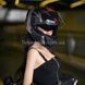 Шлем защитный универсальный 54-61см LN-36095 Черный с красным принтом