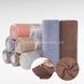Рулон отрывных салфеток из микрофибры 25x25см 20шт Светло-коричневые