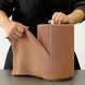 Рулон отрывных салфеток из микрофибры 25x25см 20шт Светло-коричневые